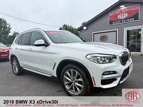 2018 BMW X3 xDrive30i