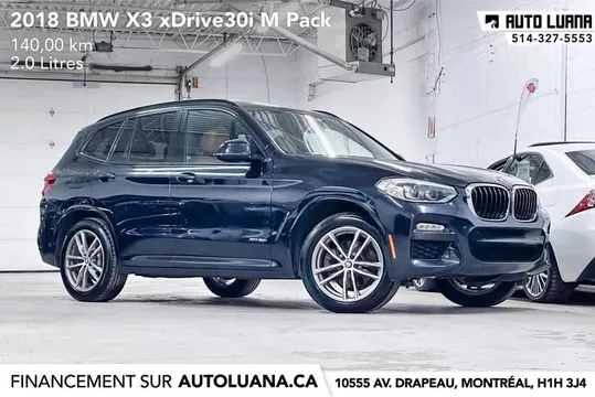 2018 BMW X3 xDrive30i M Package