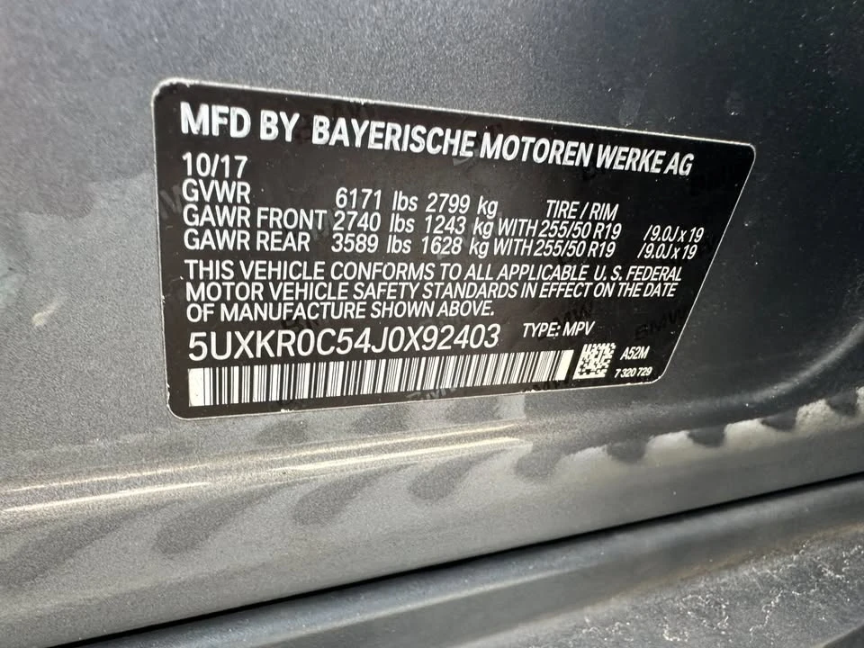 2018 BMW F15 X5 - Image 19 of 20