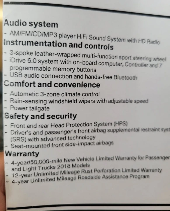 2018 BMW G01 X3 - Image 19 of 19