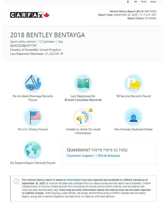 2018 Bentley Bentayga - Image 8 of 8