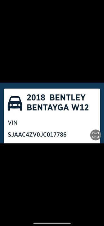 2018 Bentley Bentayga - Image 9 of 9