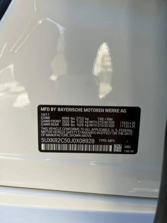 2018 BMW F15 X5 - Image 16 of 16