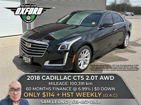 2018 Cadillac CTS 2.0T AWD