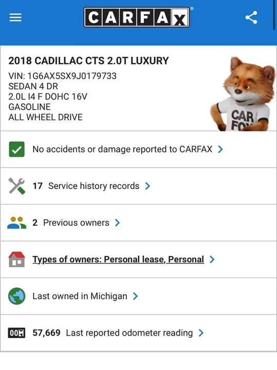 2018 Cadillac CTS 3rd Gen - Image 18 of 18