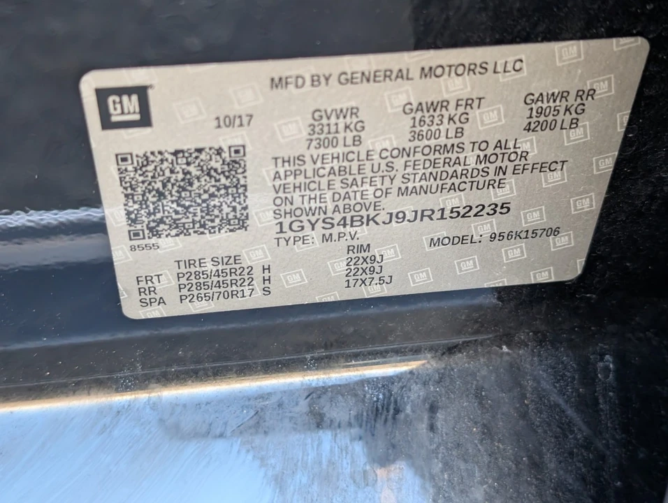 2018 Cadillac Escalade 4th Gen - Image 11 of 12