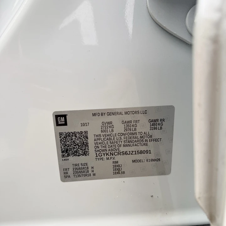 2018 Cadillac XT5 - Image 20 of 20