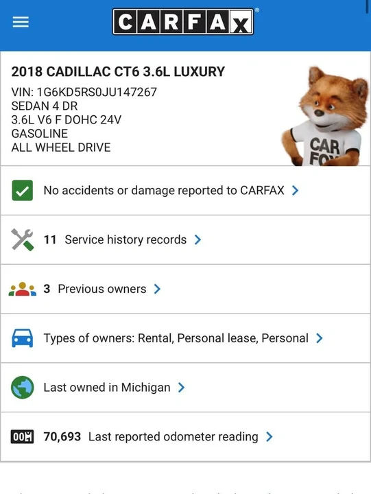 2018 Cadillac CT6 - Image 16 of 16
