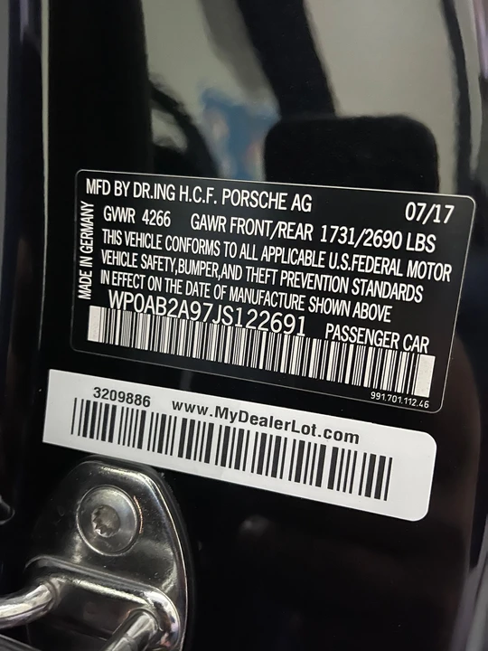 2018 Porsche 991 Carrera GTS - Image 10 of 13