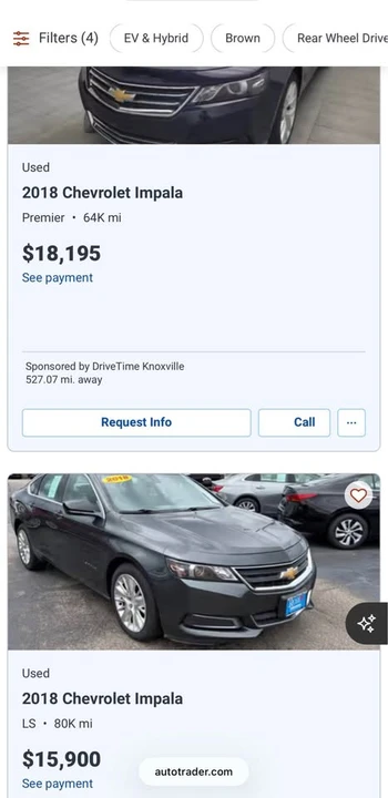 2018 Chevrolet Impala 10th Gen - Image 16 of 17