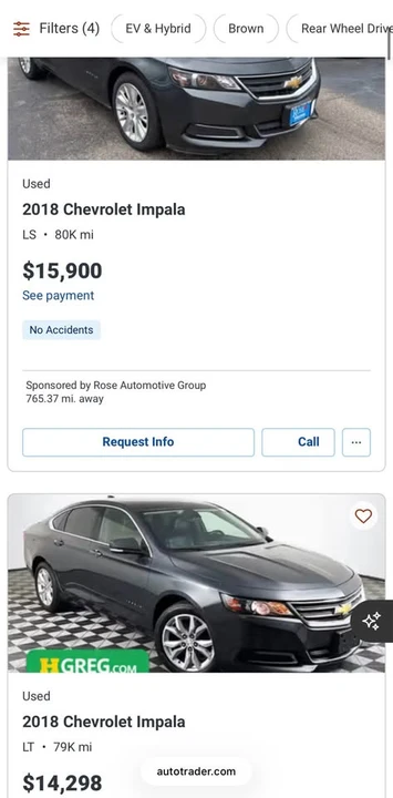 2018 Chevrolet Impala 10th Gen - Image 14 of 17