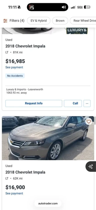 2018 Chevrolet Impala 10th Gen - Image 15 of 17
