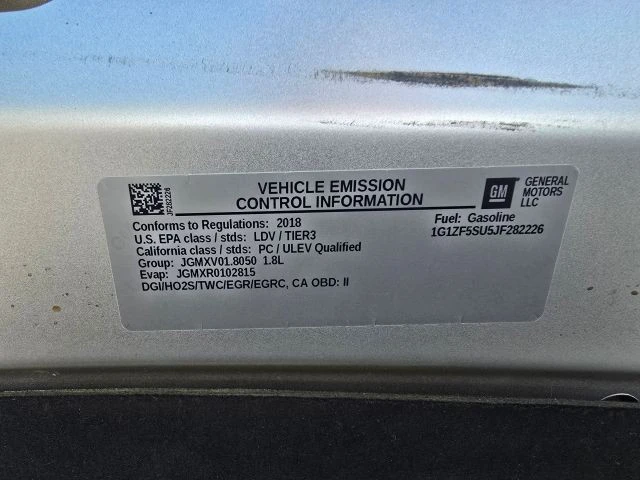 2018 Chevrolet Malibu - Image 14 of 21