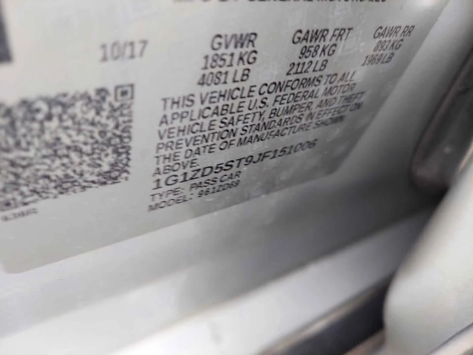 2018 Chevrolet Malibu - Image 18 of 18