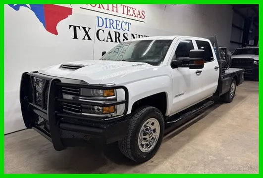 2018 Chevrolet Silverado 3500 Work Truck 4x4 Diesel Flat Bed