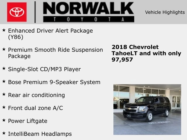 2018 Chevrolet Tahoe 4th Gen - Image 10 of 21