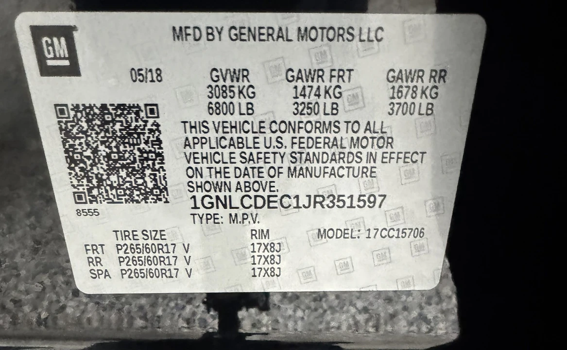 2018 Chevrolet Tahoe 4th Gen - Image 27 of 28