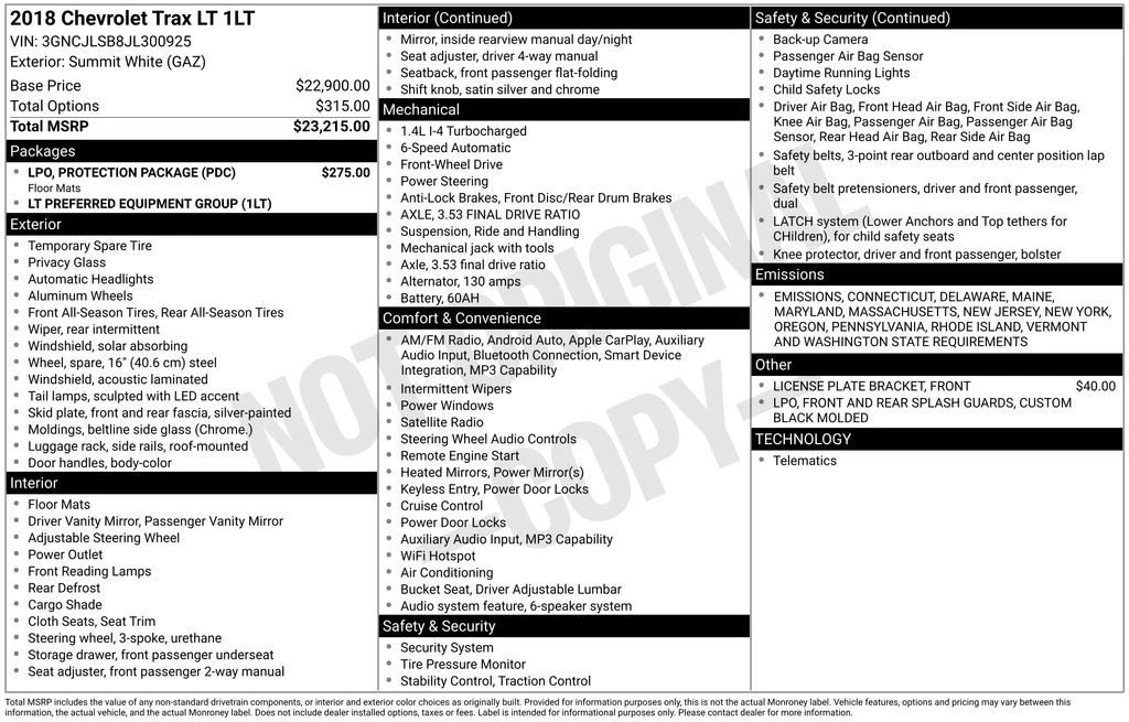 2018 Chevrolet Trax - Image 6 of 12