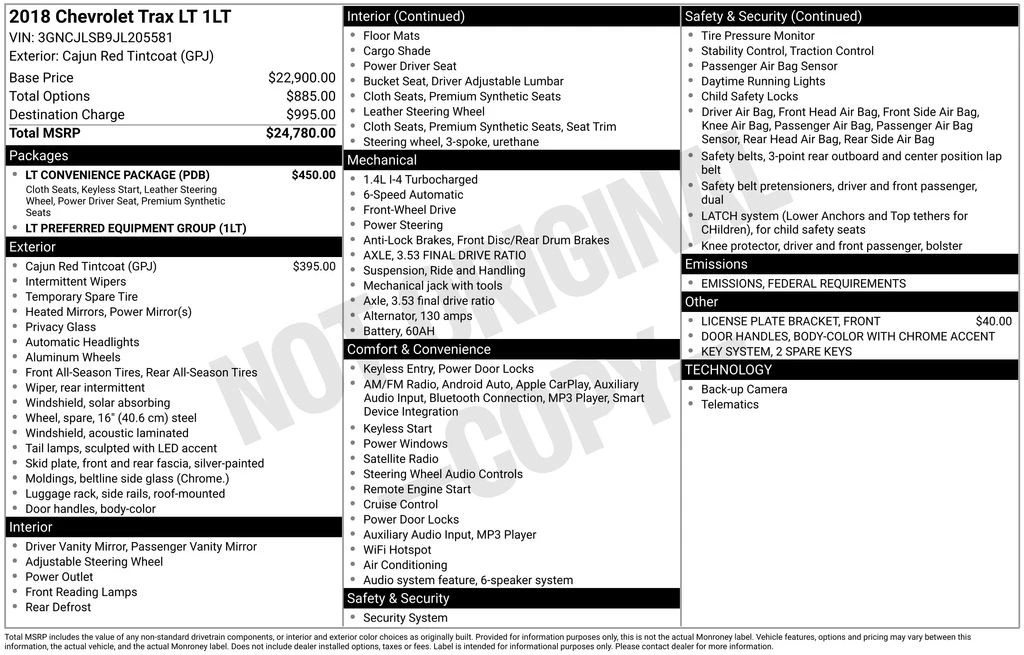 2018 Chevrolet Trax - Image 4 of 12