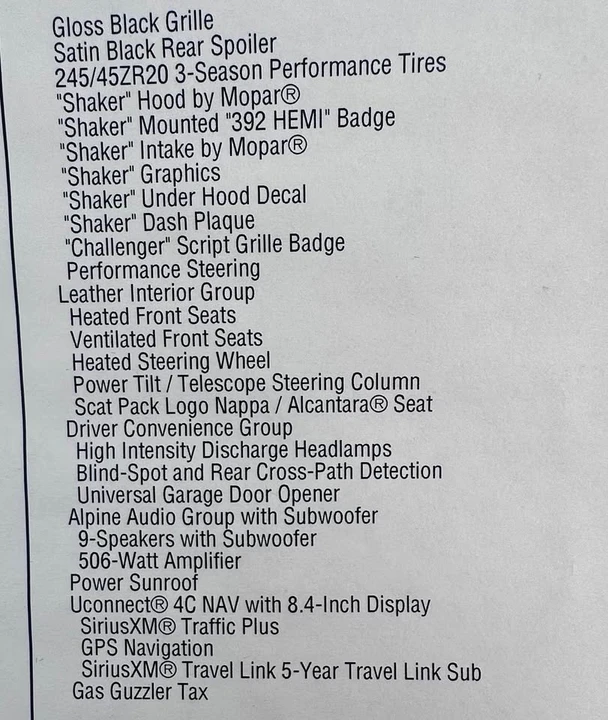 2018 Dodge Challenger SRT8 & 392 3rd Gen - Image 10 of 10