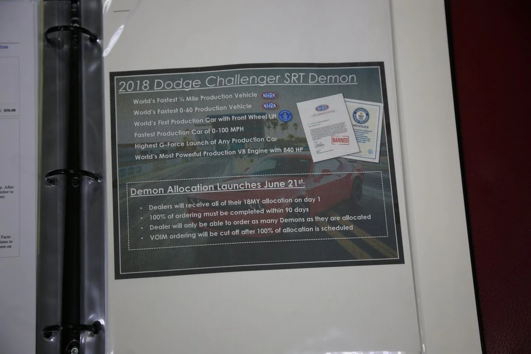 2018 Dodge Challenger SRT Demon & Super Stock 3rd Gen - Image 26 of 31