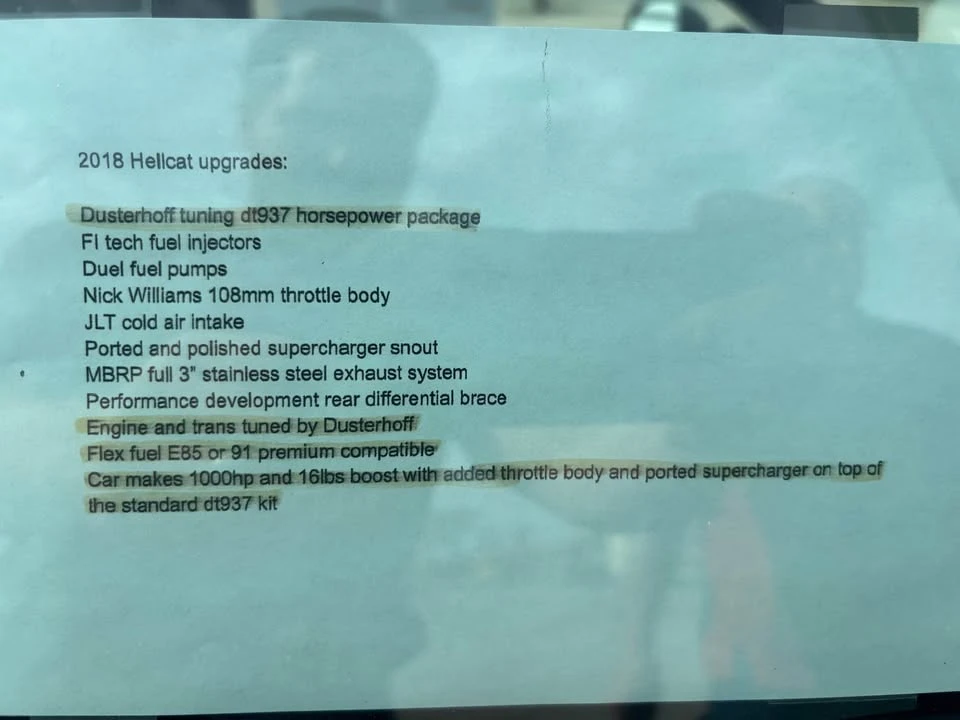 2018 Dodge Challenger SRT Hellcat 3rd Gen - Image 10 of 11