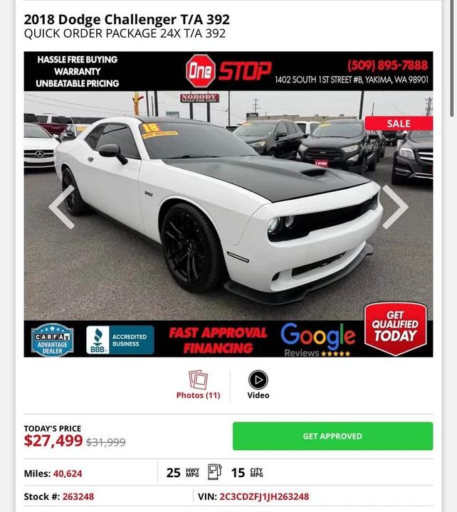 2018 Dodge Challenger SRT8 & 392 3rd Gen - Image 8 of 8