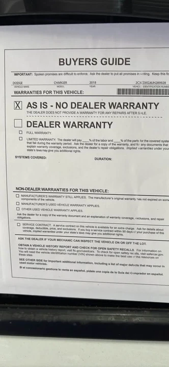 2018 Dodge Charger - Image 2 of 3