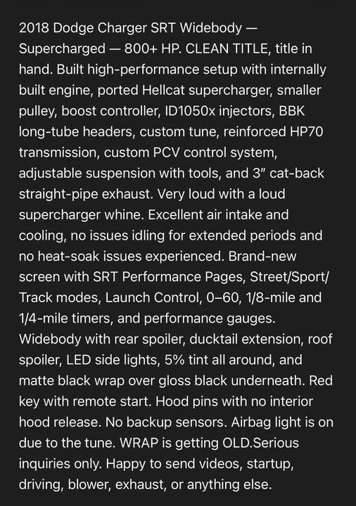 2018 Dodge Charger 7th Gen - Image 10 of 10