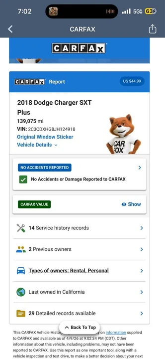2018 Dodge Charger 7th Gen - Image 2 of 10