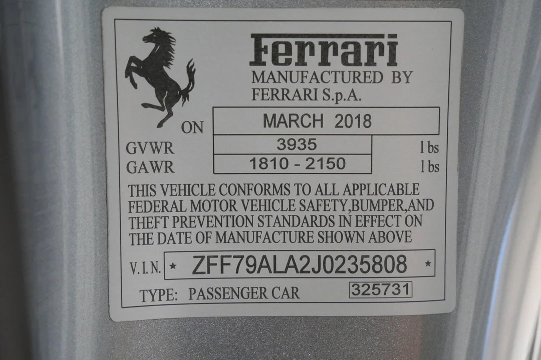2018 Ferrari 488 GTB - Image 18 of 21