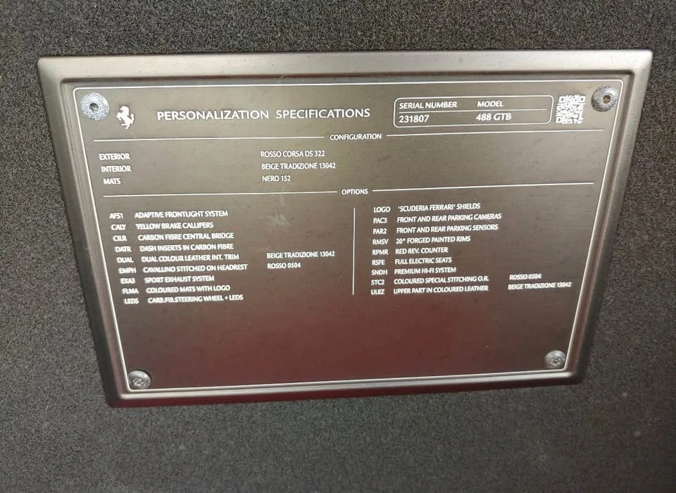 2018 Ferrari 488 GTB - Image 11 of 11