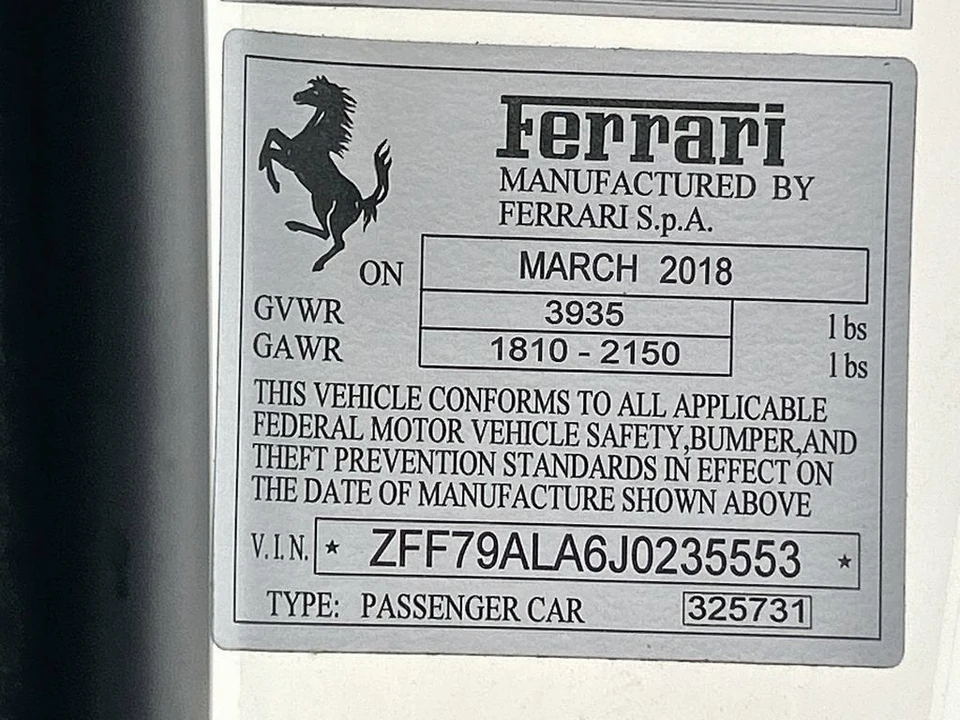 2018 Ferrari 488 GTB - Image 30 of 31