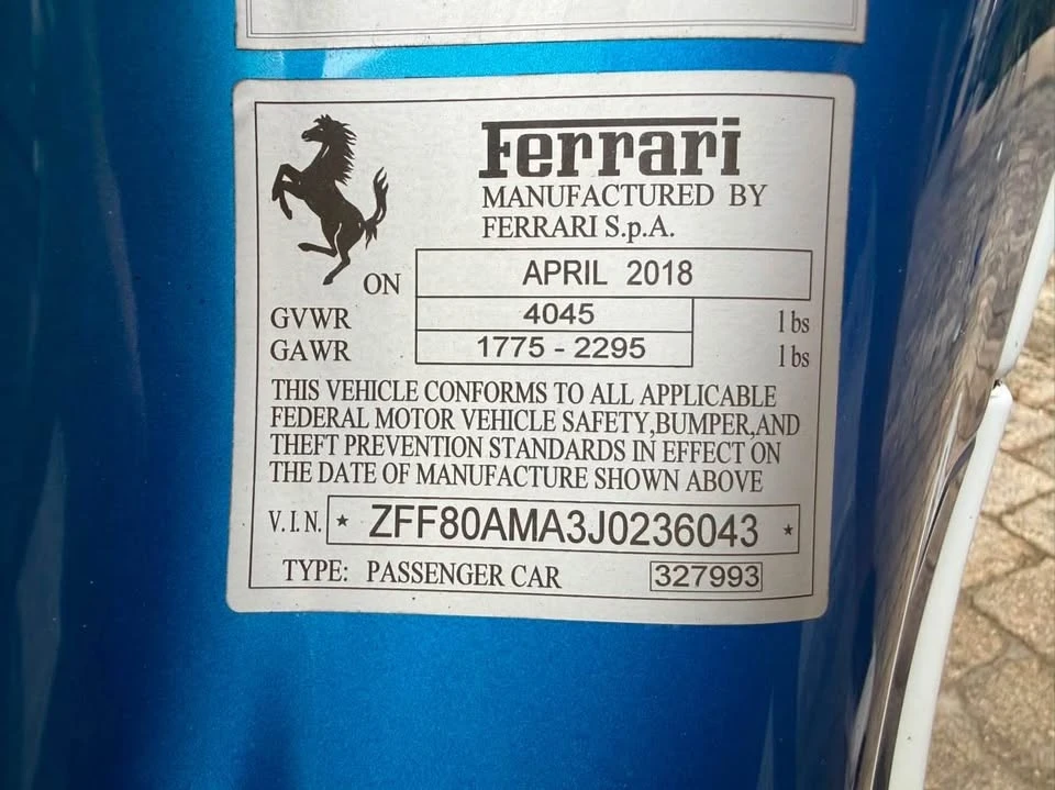2018 Ferrari 488 Spider - Image 11 of 11