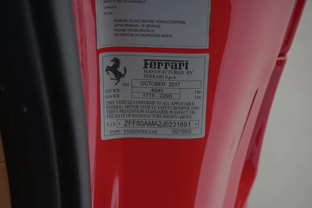 2018 Ferrari 488 Spider - Image 28 of 28