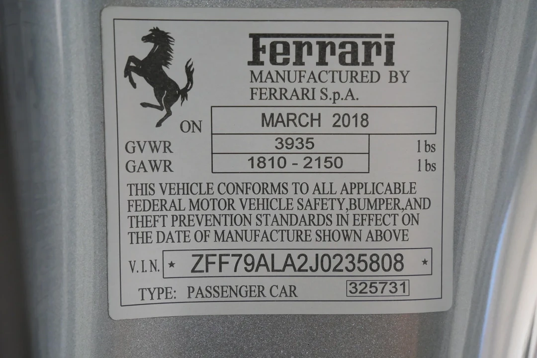 2018 Ferrari 488 - Image 18 of 21