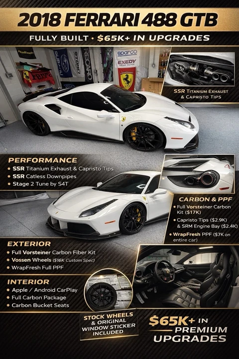 2018 Ferrari 488 GTB - Image 17 of 21