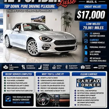 2018 Fiat 124 Spider Lusso