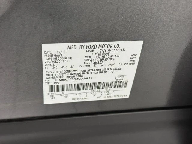2018 Ford Explorer 5th Gen - Image 15 of 21