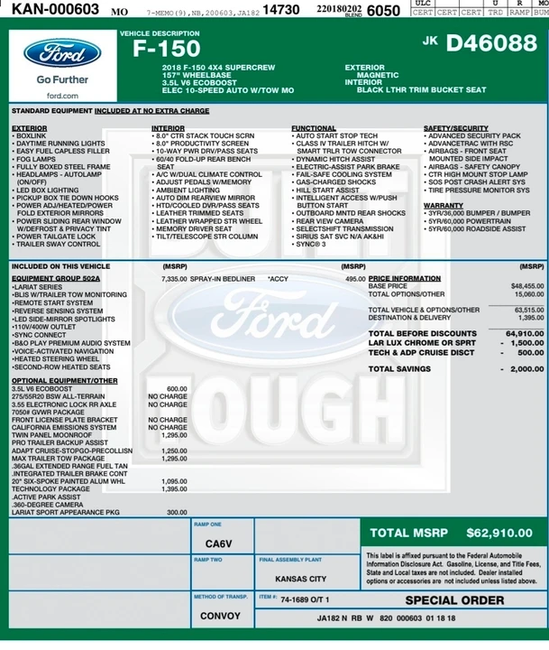 2018 Ford F-150 13th Gen - Image 18 of 19