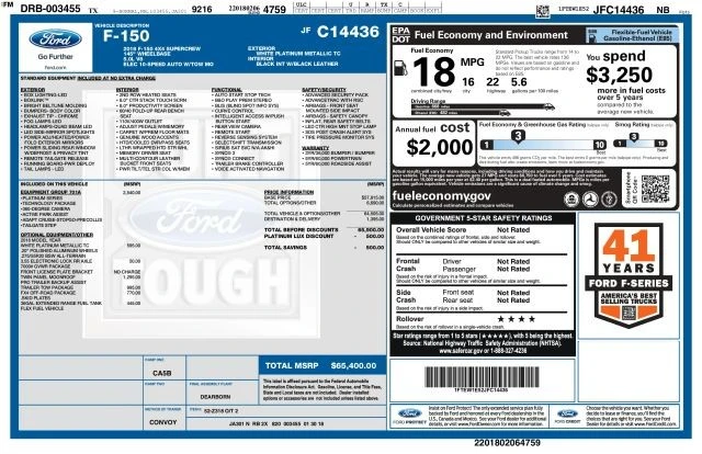 2018 Ford F-150 13th Gen - Image 3 of 12