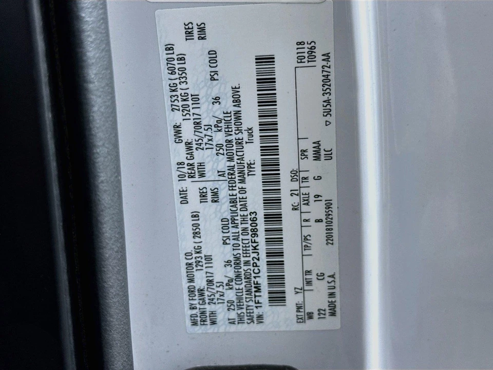2018 Ford F-150 13th Gen - Image 18 of 19