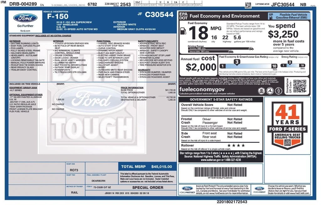 2018 Ford F-150 13th Gen - Image 4 of 31