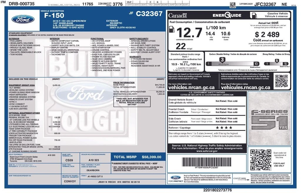 2018 Ford F-150 13th Gen - Image 7 of 12