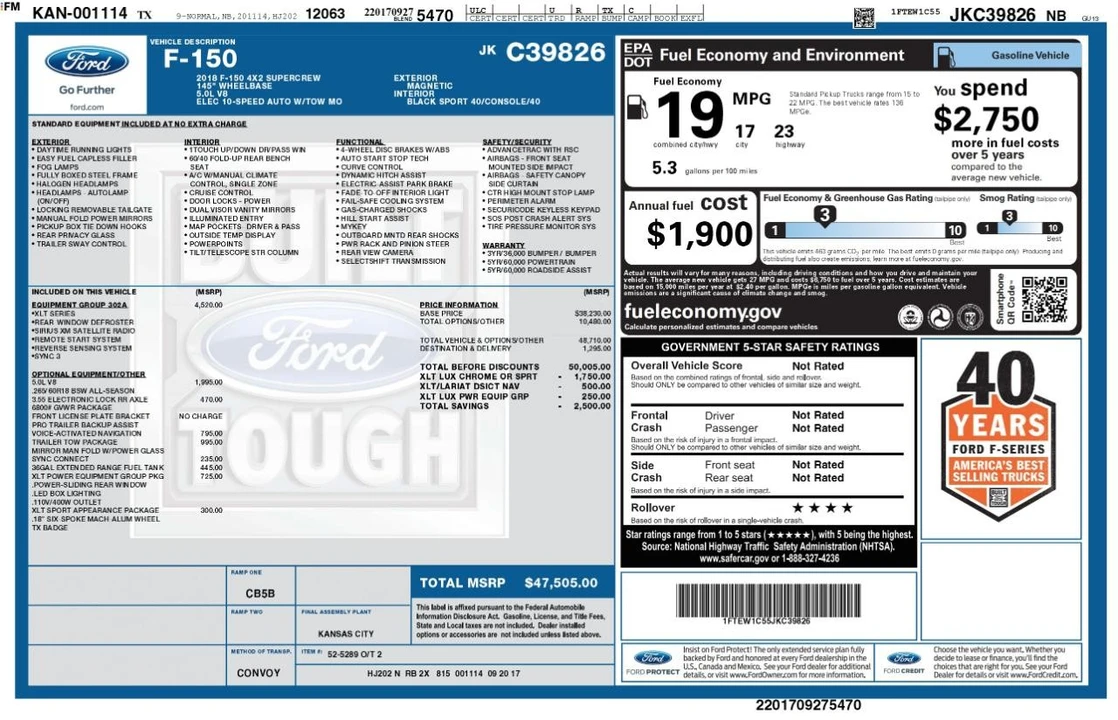 2018 Ford F-150 13th Gen - Image 4 of 31