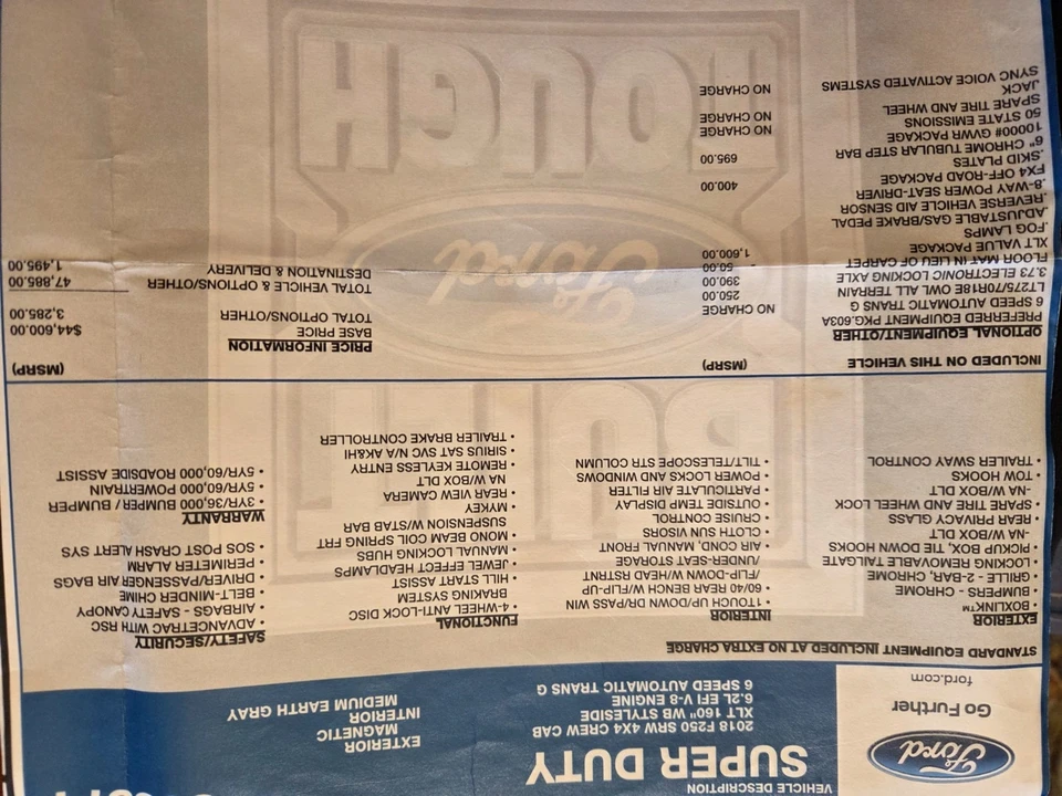 2018 Ford Super Duty 4th Gen - Image 2 of 2