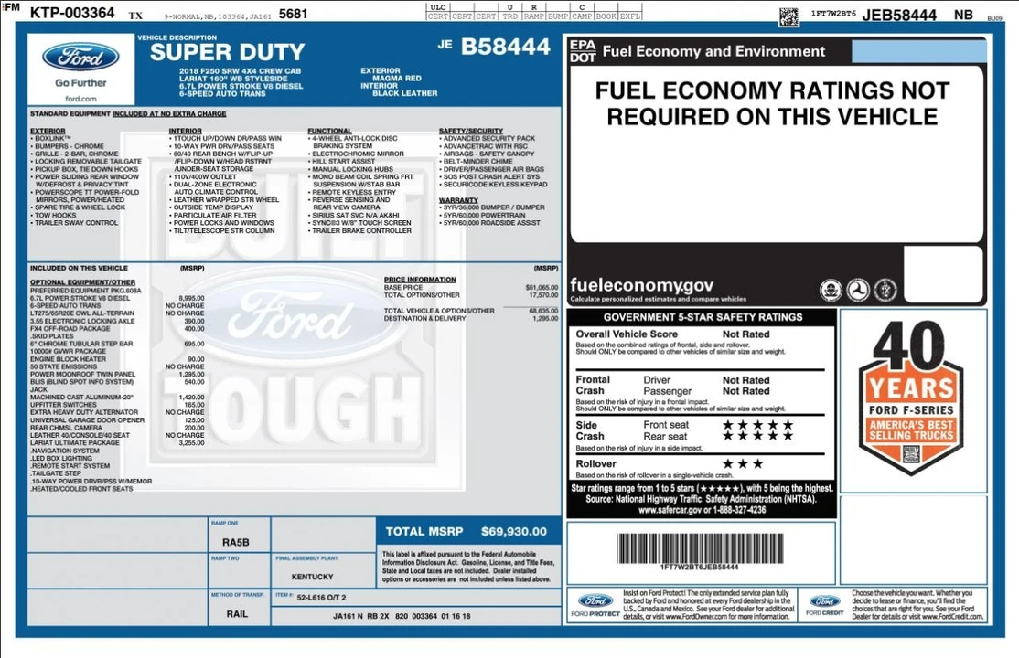 2018 Ford Super Duty 4th Gen - Image 3 of 20