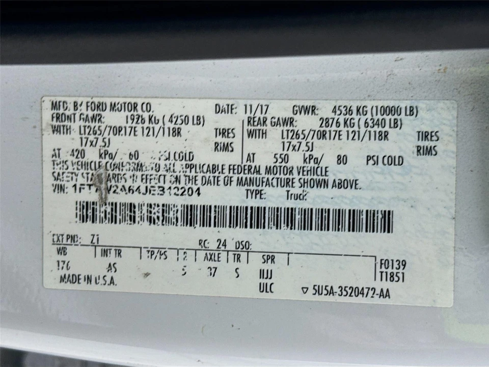 2018 Ford Super Duty 4th Gen - Image 14 of 15