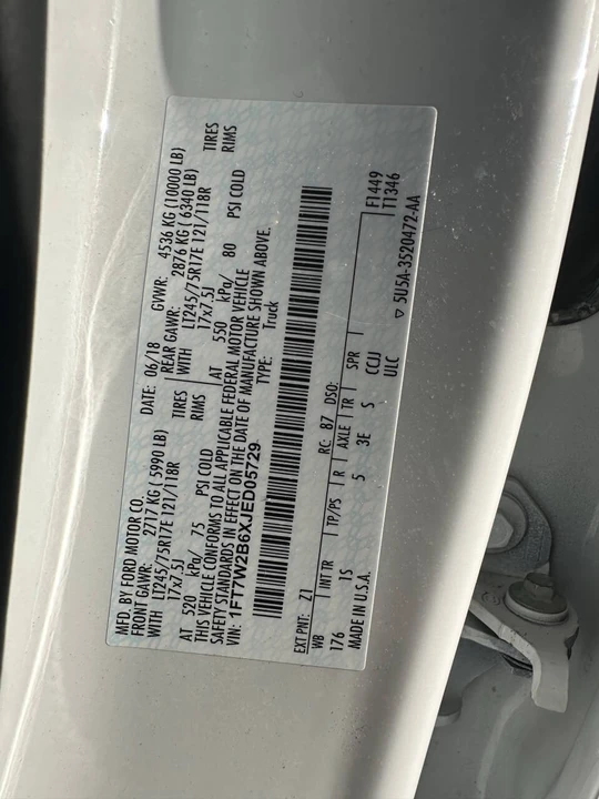 2018 Ford Super Duty 4th Gen - Image 7 of 12