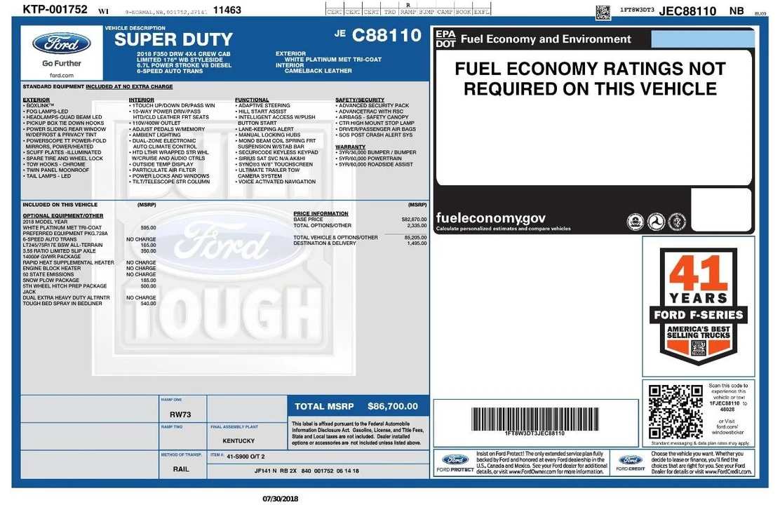 2018 Ford Super Duty 4th Gen - Image 3 of 31